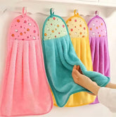 Single Piece Hanging Kitchen & Basin Towel – Soft, Absorbent & Space-Saving Design